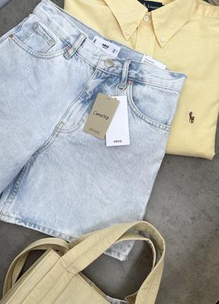 Стильні джинсові шорти mango4 фото