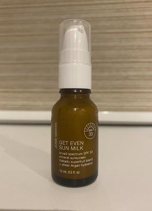 Минеральный солнцезащитный крем широкого спектра josie maran mini get even sun milk