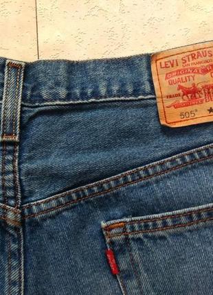 Стильные джинсовые шорты c высокой талией levis, 14 размер.3 фото