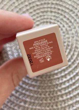 Роскошная кремовая помада rose inc в оттенке persuasive, 4g rose inc persuasive satin...