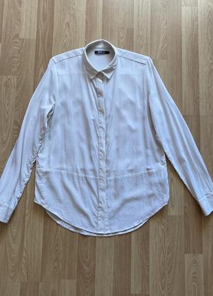 Шелковая блуза 100% шелк бренд gina tricot
