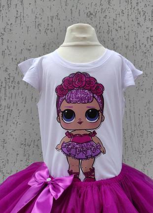 Костюм фиолетовой куколки лолл костюм куллы лол наряд lol карнавальный костюм куклы3 фото