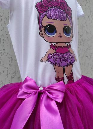 Костюм фиолетовой куколки лолл костюм куллы лол наряд lol карнавальный костюм куклы6 фото