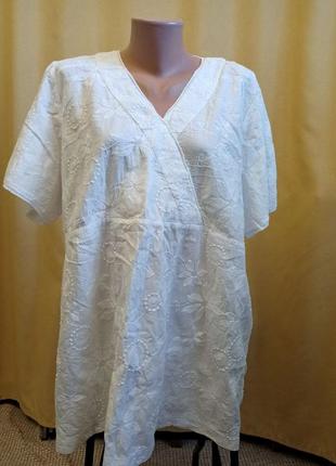 5. блуза 💯  коттон 58 -60 размера etam