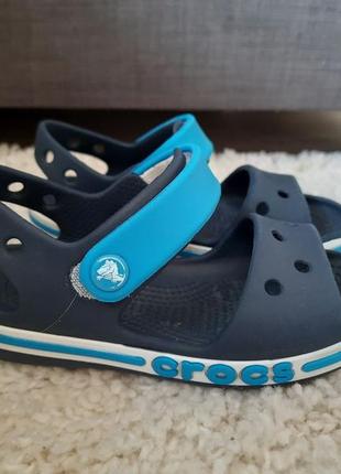 Сандалии, босоножки crocs. размер 27 (с10). стелька 17 см.2 фото