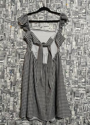 Нова стретчева сукня, сарафан із зав'язкою на спині, boohoo.10 фото