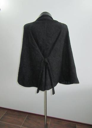 Zara пальто шерсть кожа5 фото