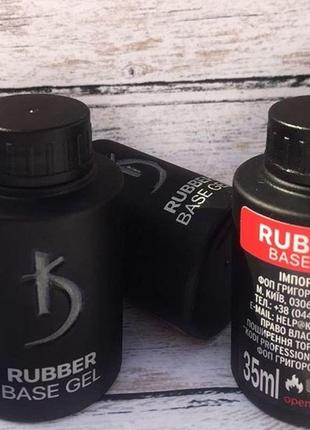 База коді rubber base (каучукова основа для гель лака) без кисточки 35 мл.5 фото