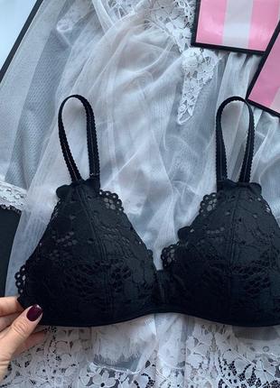 👙великолепный чёрный кружевной бралетт/чёрный кружевной бюстгальтер 👙