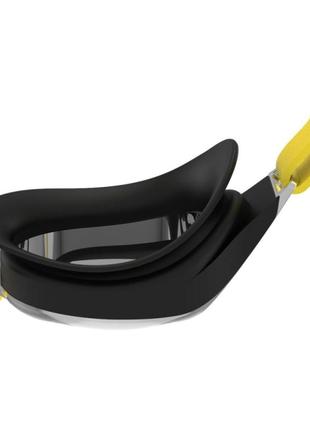 Очки для плавания speedo hydropure mirror gog ju желтый, синий ребенок osfm ku-223 фото