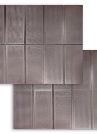 Дитячий термокилимок складний однотонний для ігор та занять коричневий легкий вологостійкий безпечний ku-22