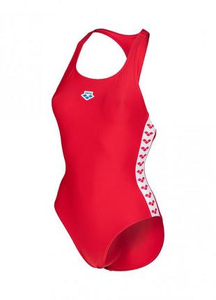 Купальник закрытый для женщин arena icons racer back solid красный жен 42 ku-22