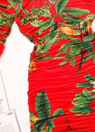 Стильное платье/платье/платье в утяжеление с драпировкой zara, на р. xs/xxs 💔3 фото
