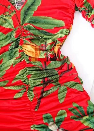 Стильное платье/платье/платье в утяжеление с драпировкой zara, на р. xs/xxs 💔8 фото