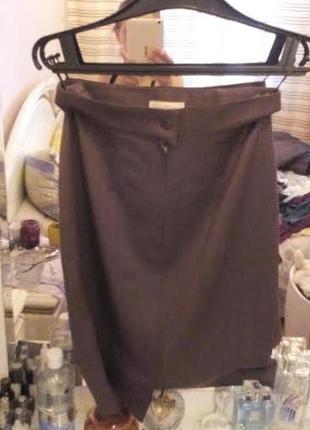 Винтажная юбка карандаш max mara. классическая  юбка миди.  юбка шерстяная однослная  киев4 фото