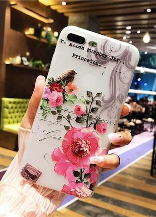 3d рельефный цветочный чехол для iphone 12 min