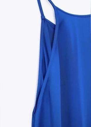 Красивое сатиновое платье сарафан zara5 фото