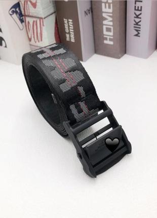 Ремінь на пояс off white original belt чорний 150 см