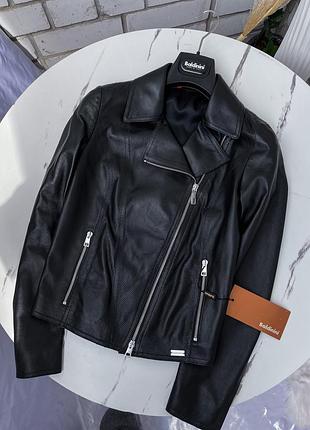 Baldinini кожаная курточка косуха xs- s оригинал