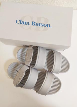 Босоножки сандалии 25-24,5см новые clara barson7 фото