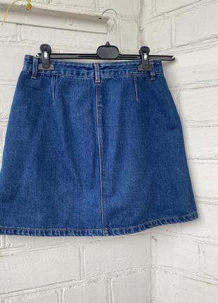 Классная джинсовая юбка на болтах pull &amp; bear5 фото