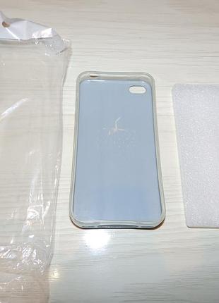 Чехол для iphone 4/4s чёрная клубника 4