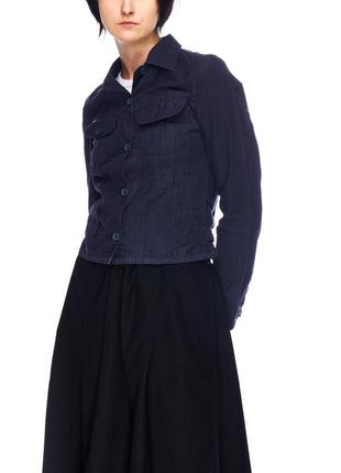 Burberry, куртка темно-синяя, коттоновая, женская 6 (32)
