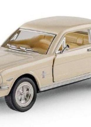 Машинка kinsmart ford mustang 1964 белая kt5351w-3