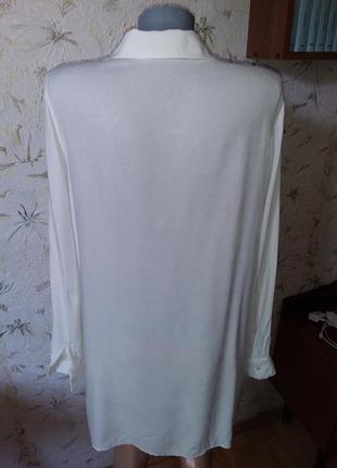 Удлиненная рубашка с вышивкой2 фото