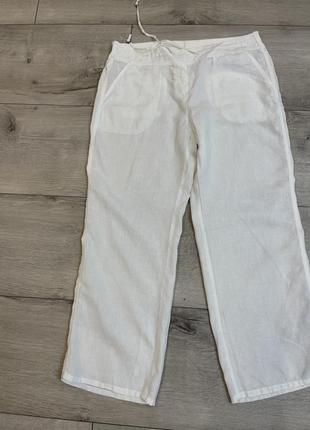Стильные легкие брюки 100% лен