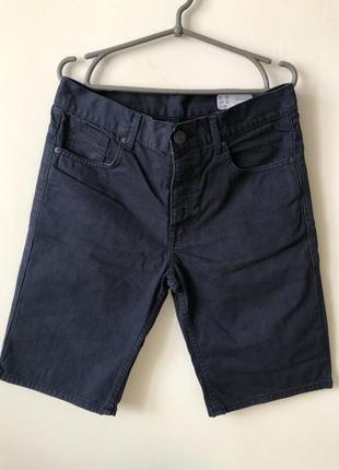 Джинсовые шорты мужские коттоновые шорты зауженные слим фит1 фото