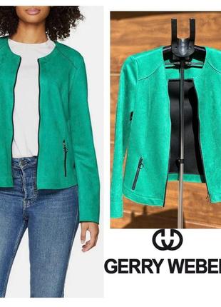 Gerry weber німеччина легкий стильний  зелений блейзер піджак м