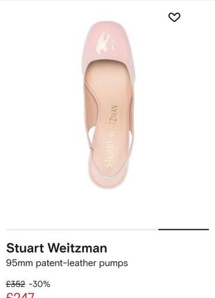 ❤️лаковані шкіряні лодочки від stuart weitzman 🌹красные кожаные туфли9 фото