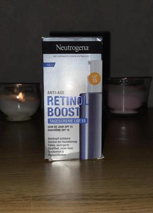 Neutrogena retinol boost денний крем проти старіння шкіри spf 15