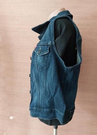 💜💙💛 крутий джинсовий дилет levi's оригінал2 фото
