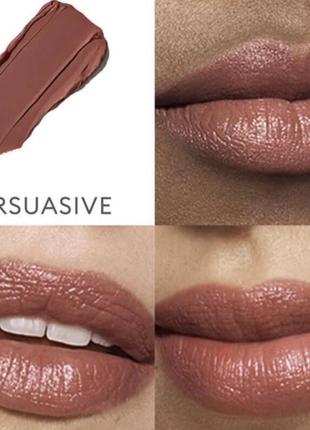 Роскошная кремовая помада rose inc в оттенке persuasive, 4g rose inc persuasive satin...
