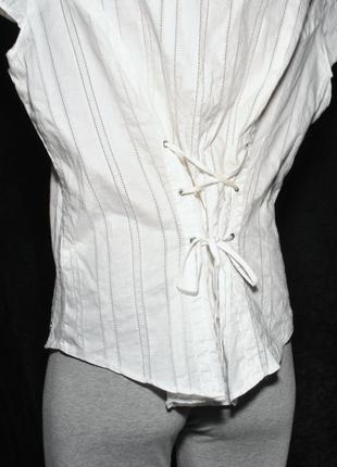 Блуза біла для пишних форм8 фото