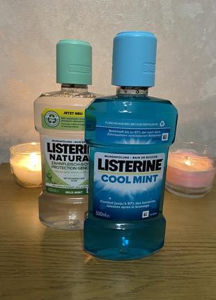 Listerine cool mint рідина для полоскання рота для свіжого подиху1 фото