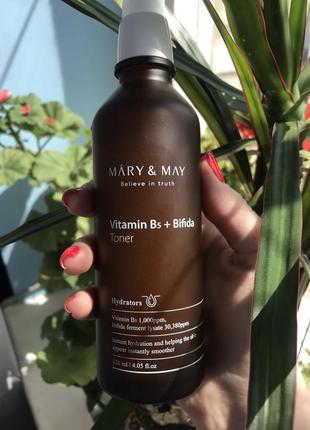 Тонер mary &amp; may vitamine в5+ bifida