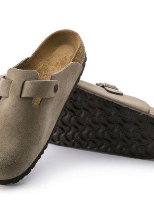 Birkenstock boston suede leather глоги сабо оригинал4 фото