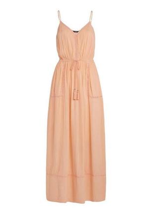 Новое с биркой натуральное платье на тонких бретелях батал 22