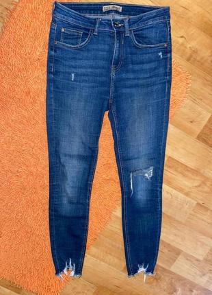 Джинсы рваные denim co uk10 eur 38