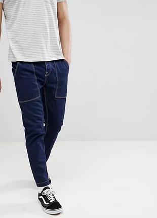 Джинси asos tapered jeans in cotton w36 оригінал