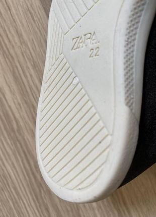 Кеды замшевые кроссовки zara 22 размер (14 см)10 фото