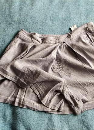 Серая юбка-шорты2 фото