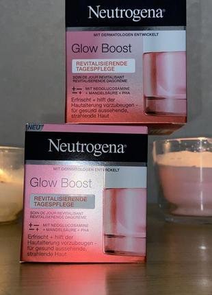 Крем для лица neutrogena® glow boost восстанавливающий дневной уход