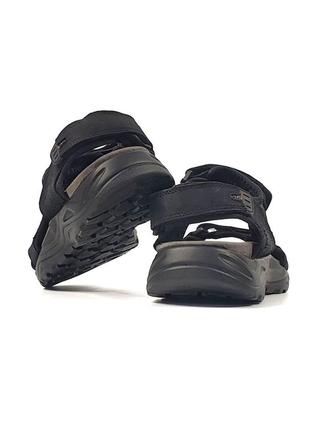 Летние чёрные сандали adidas літні чоловічі сандалі adidas3 фото