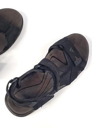 Летние чёрные сандали adidas літні чоловічі сандалі adidas5 фото