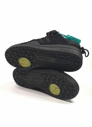Демисезонные чёрные кроссовки кеды adidas forum чорні чоловічі кросівки адідас форум4 фото