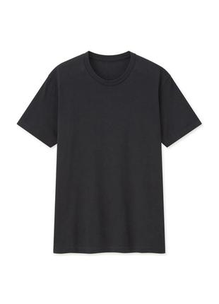 Футболка uniqlo men dry colour crew neck1 фото